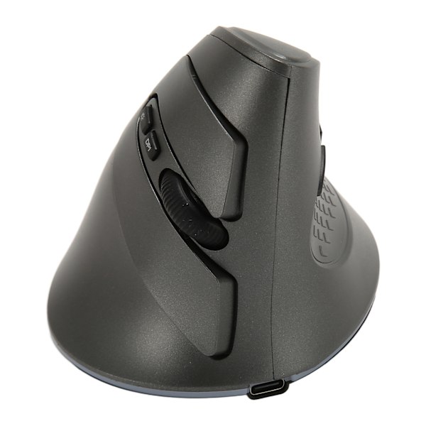 Vertikal Mus 2.4G och Bluetooth 5.0 USB Uppladdningsbar Justerbar DPI Trådlös Ergonomisk Mus för Laptop PC Skrivbord