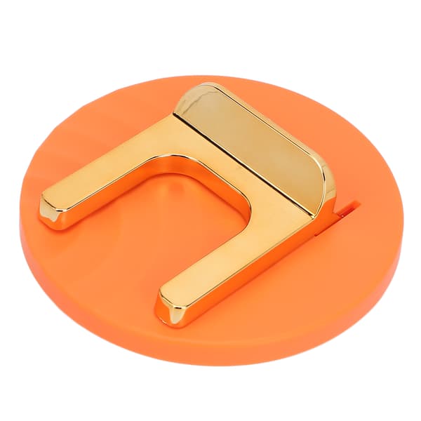 Hårtørrerholder Stand Vægmonteret Selvklæbende Foldbar Hårtørrer Rack Organizer til Badeværelse Orange