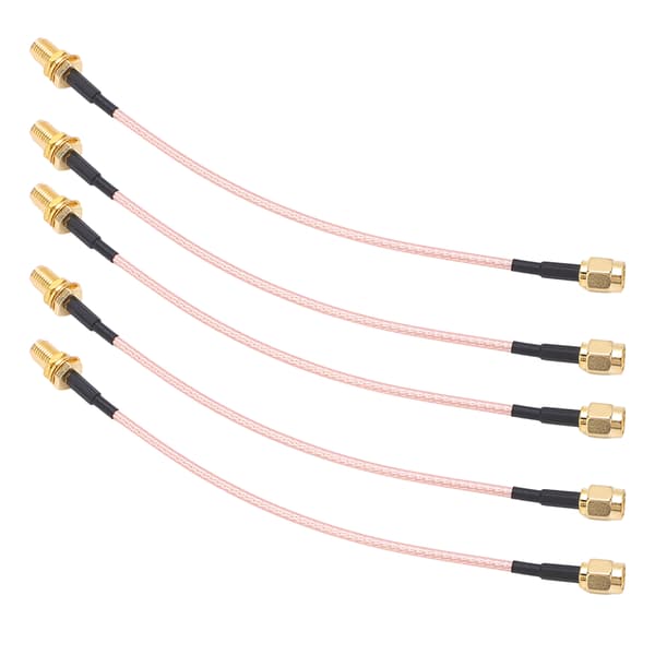 5 stk. RF koaksialkabel SMA han til hun koaksial adapter linje tilbehør sæt kit RG316