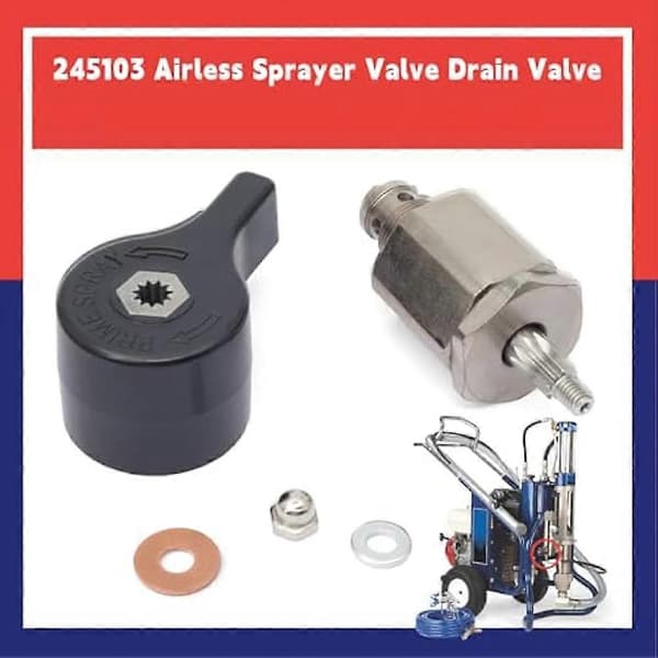 245103 Airless sprøjter Ventil- og drænventilsæt til 5900 7900 833 695 795 1095