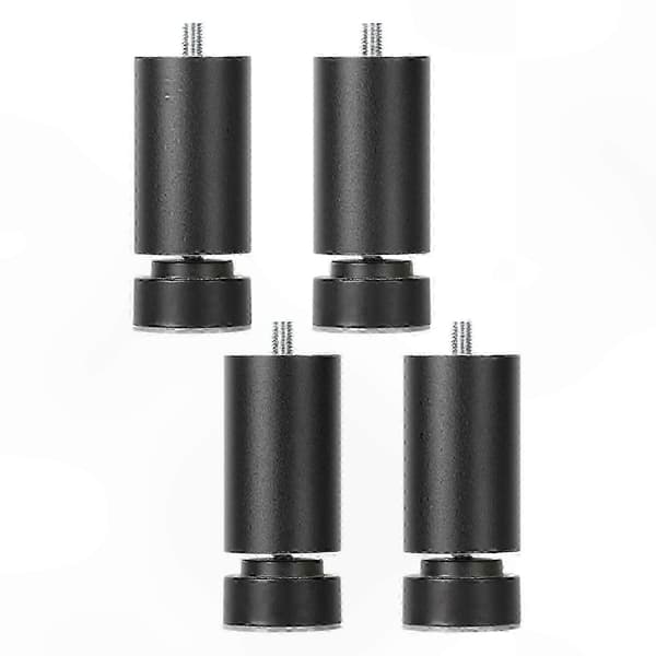 Robust møbelstøtte med justerbare metalben og M10-gevindforbindelse Black 25cm