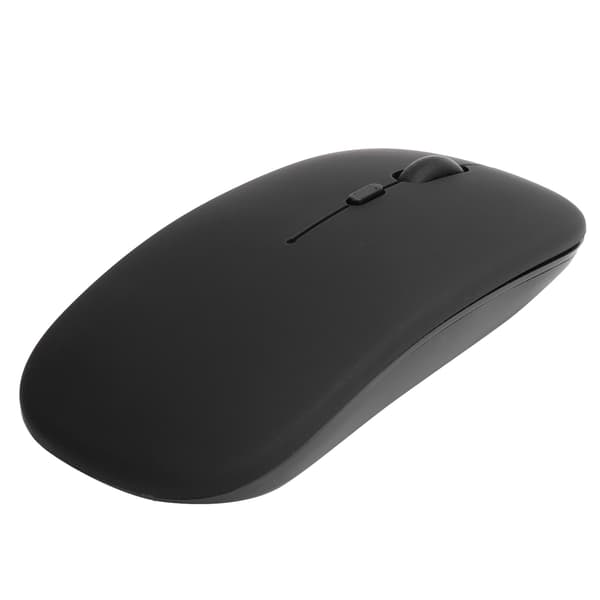 Mus Sort Trådløs Bluetooth 5.0 Lydløs Kontor til OS X/Mi/Samsung Laptop Tablets