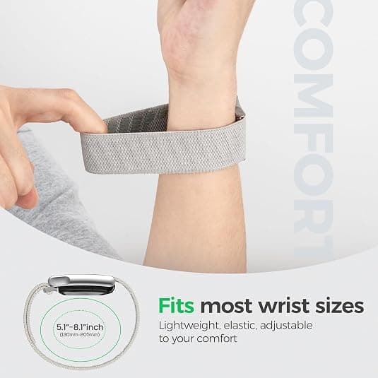 3-pack Nylon Sport Band Compatible with WHOOP 5.0/MG, One, Peak & Life – Breathable Loop Band, Comfortable Wristband, Quick-Dry Replacement Strap