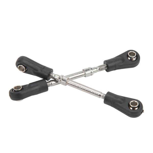 2st RC Servo Pull Rod RC Servo Vevstång för ZD Racing 10421 1/10 RC Car Black Silver