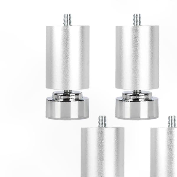 Robust møbelstøtte med justerbare metalben og M10-gevindforbindelse Argent 10cm