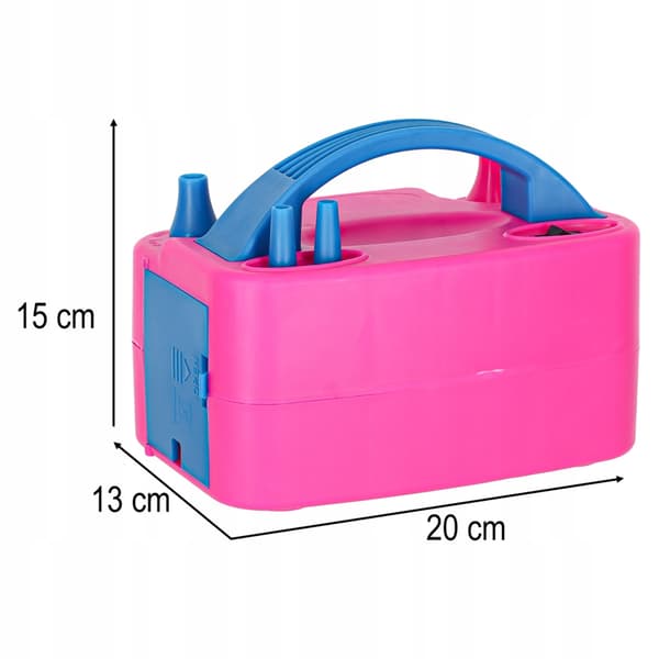 【03】Elektrisk ballonpumpe 600W med dobbelt dyse
