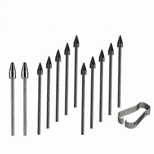 Erstatningspen til tilbehør til berøringsskærm, holdbare spidser af plast og titanium (12 stk.)