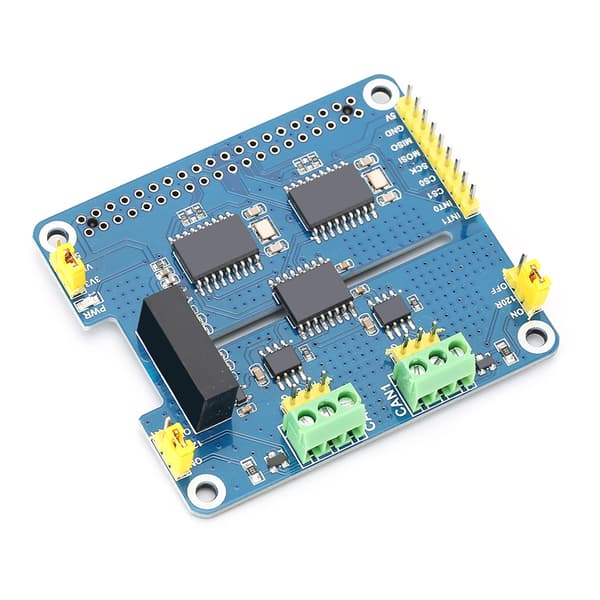 CAN Modul Bus Linje Dobbelt Kanal Isoleret Onboard Beskyttelseskredsløb til Raspberry Pi