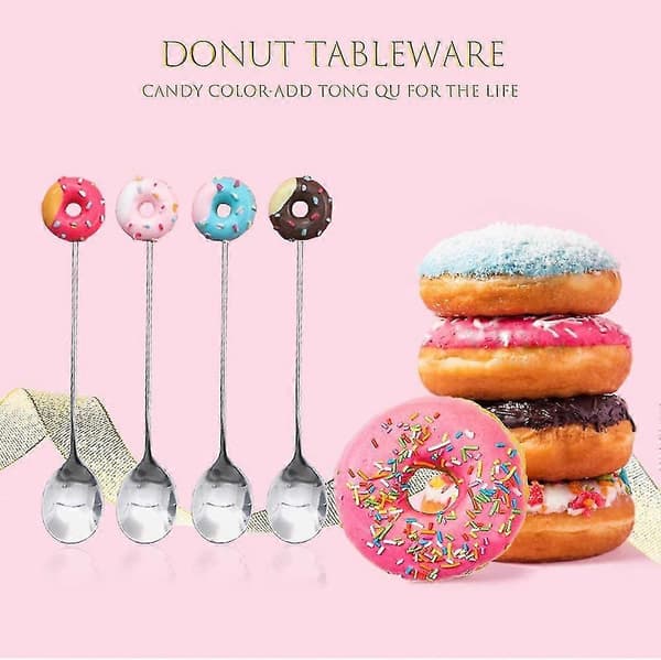 st rustfri røreske sød doughnut kaffeske