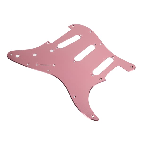 Metall Gitarrplektrum Kompakt Standard Gitarr Skyddsplatta för Nybörjare Hobbyister Rosa GQ63