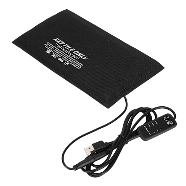Reptil Varmeplade Små Dyr USB Temperaturkontrol Varmemåtte til Skildpadder Firben