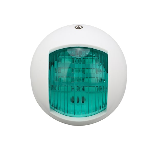 Par af afrundede vandtætte sidelys signal lamper rød + grøn LED navigationsadvarselslys 12V