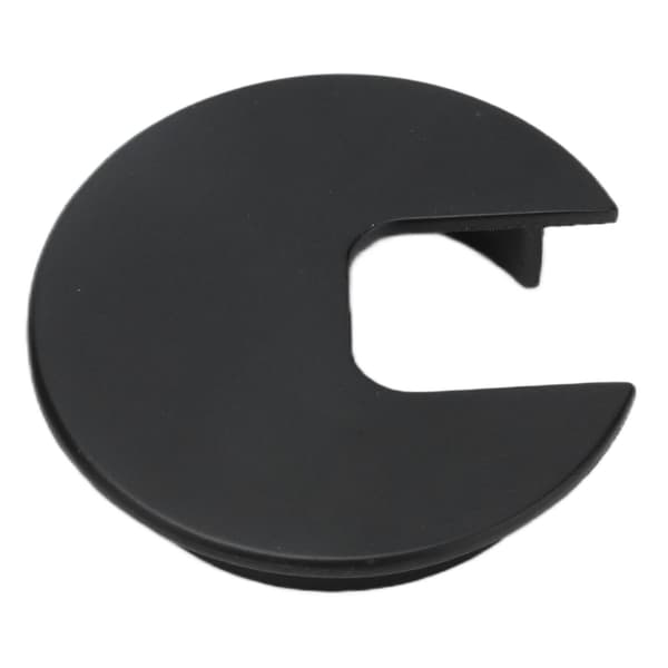 Bordskuffe 50 mm Kontor Computer Grommet Kabelhulafdækning Zinklegering Bordledning Organizer