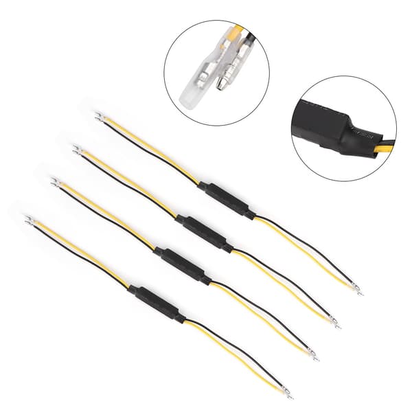 4PCS 12V-24V 20W Motorcykel LED Blinkers Indikator Lastmotstånd LED Decoder