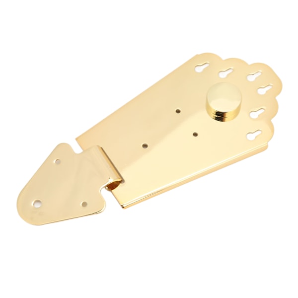 Jazzgitarrstall Metall Fläktform Jazzgitarrstall Ersättning för Semi Hollow Elgitarr Tillbehör Guld