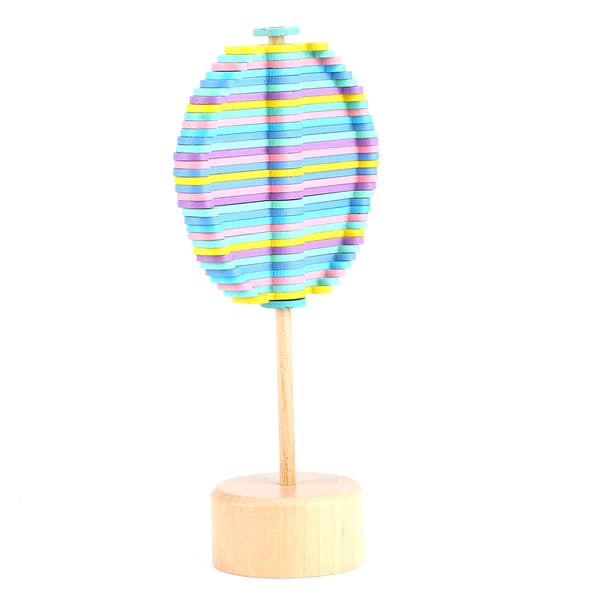Træ Stress Relief Legetøj Dekompression Stav Sekvens Legetøj Dekoration til Børn Macaron Farve