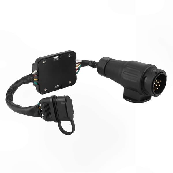 13-polet til 4-polet trailerlysadapter til europæisk til amerikansk kabelkonvertering Plug and Play-forbindelse