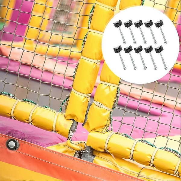 10 stk. professionelle jernskruer til trampolindele, fastgørelsesskruer 7.5X0.6X0.6CM