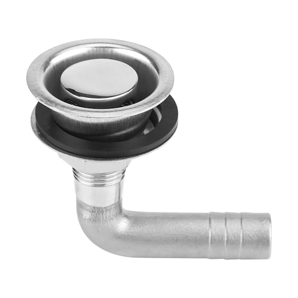 90° Rostfritt Stål Marinbåt Flush Mount Bränsle Gastankventil för 5/8\" Slang