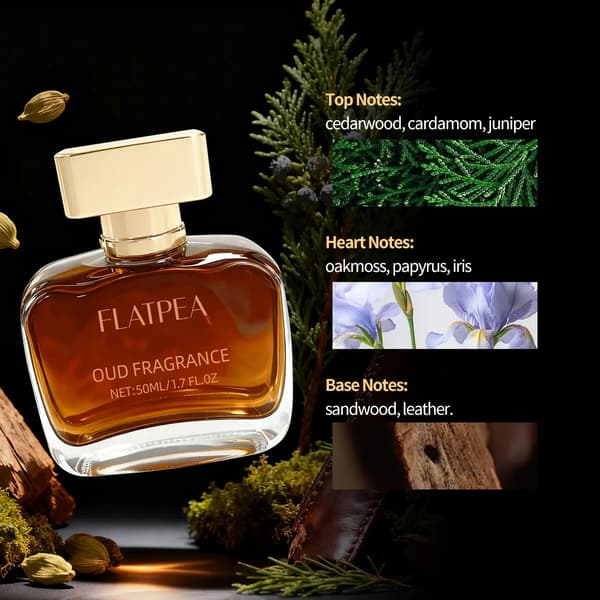 Herrspray — Sandelträ, träig doft, alkoholfri, långvarig — 50 ml