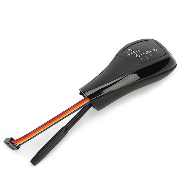 Elektrisk LHD Automatisk LED Gear Shift Knob Retrofit Kit Passer til BMW E46 E60 E61 Refit til F30 Style Glossy Black