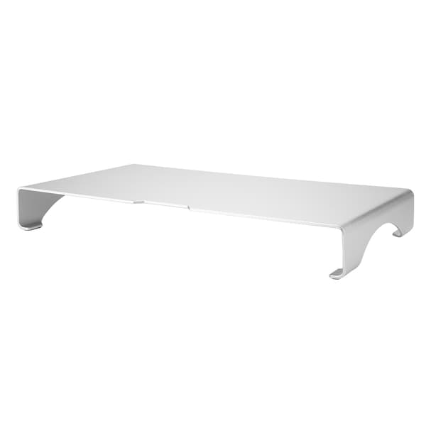 Skærmforhøjer i aluminiumslegering Notebook Laptop Skrivebordsstativ Organizer Hylde Sølv