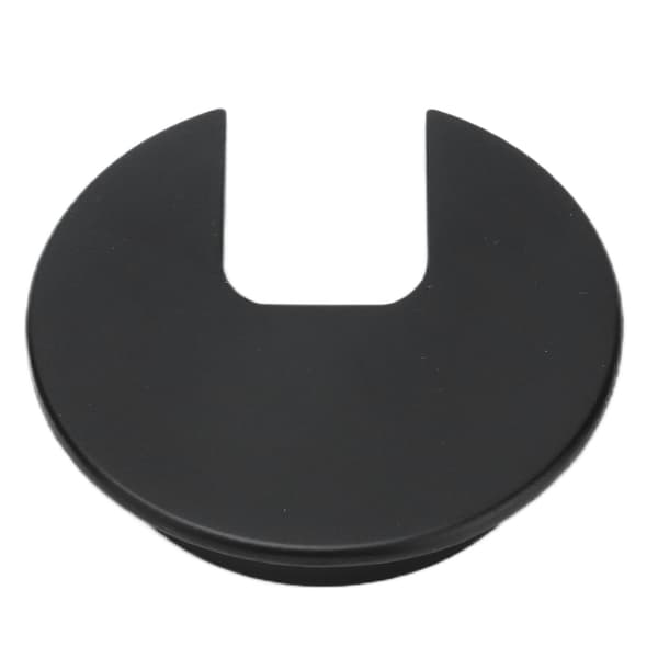 Bordskuffe 50 mm Kontor Computer Grommet Kabelhulafdækning Zinklegering Bordledning Organizer