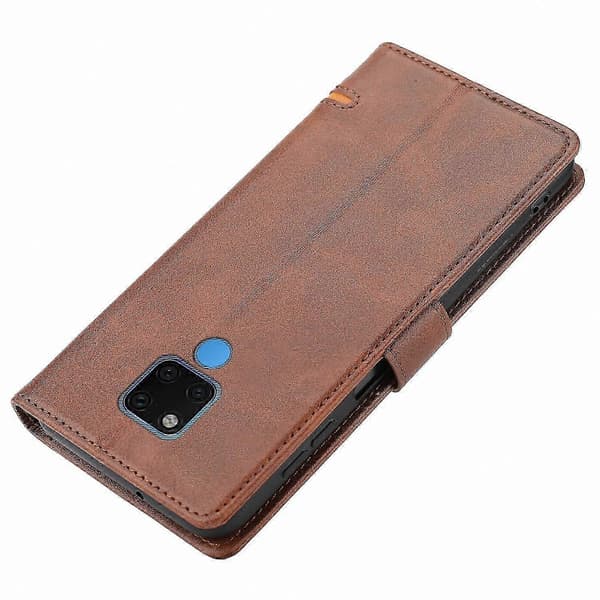 Mate 20 Flip Nahkainen Lompakkokotelo Brown