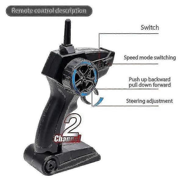 1:32 2,4 GHz mallilelut nopea RC-auto sähköinen kauko-ohjattava maastoauto
