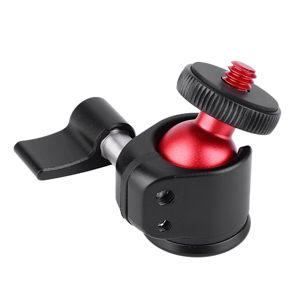 VBESTLIFE Metall 360 Graders Vridbar Mini Kulled 1/4\" Skruvfäste för DSLR Kamera Fyllnadsljus