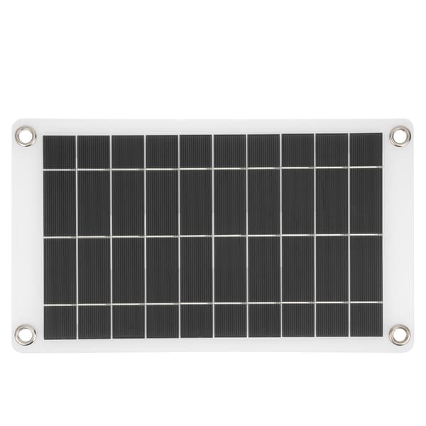 Solpanel Bærbar Oplader Plade Strømforsyning til Udendørs Mobiltelefon 31x18cm
