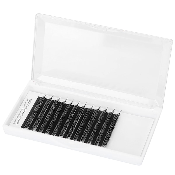 0,07 mm W-formade lösögonfransar Ögonfransförlängning Transplantation av lösögonfransar (J-kurva) (10 mm)