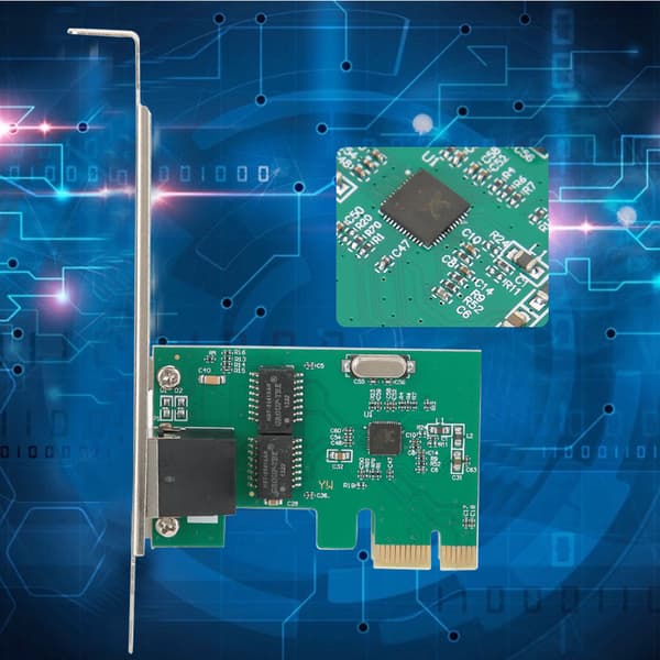 PCI-E Desktop Realtek 8111E En porT netværkskort 10/100/1000Mbps Gigabit Ethernet