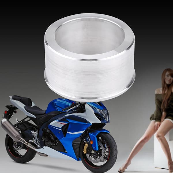Motorcykel Udstødningsrørs Adapter Reducer 60mm til 51mm - Aluminium Lyddæmper Konnektor