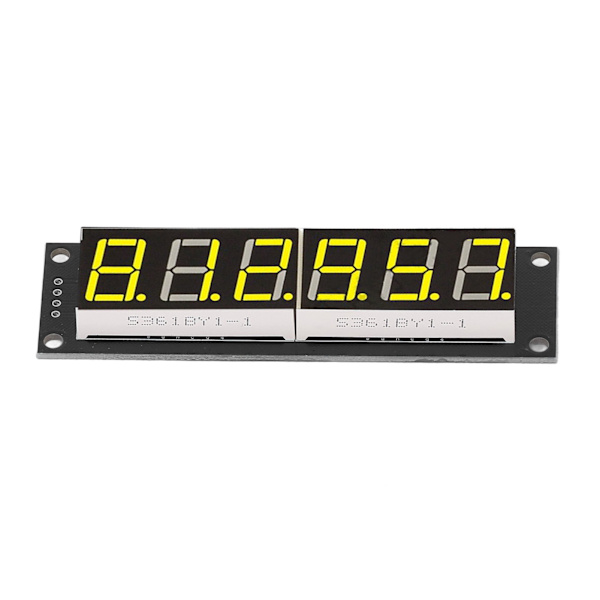 Digitalt displaymodul 0,56in 6-cifret 7-segment TM1637 displayrør med gult lys