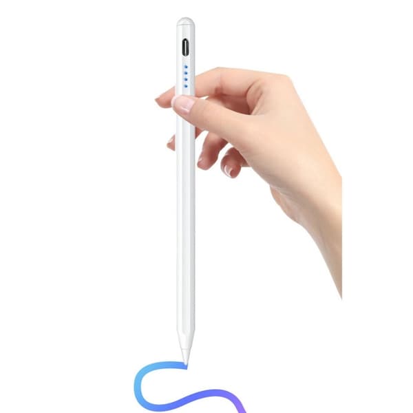Generisk penna, vit penna för Apple- och Android-enheter, kapacitiv penna, pekpenna, surfplattpenna