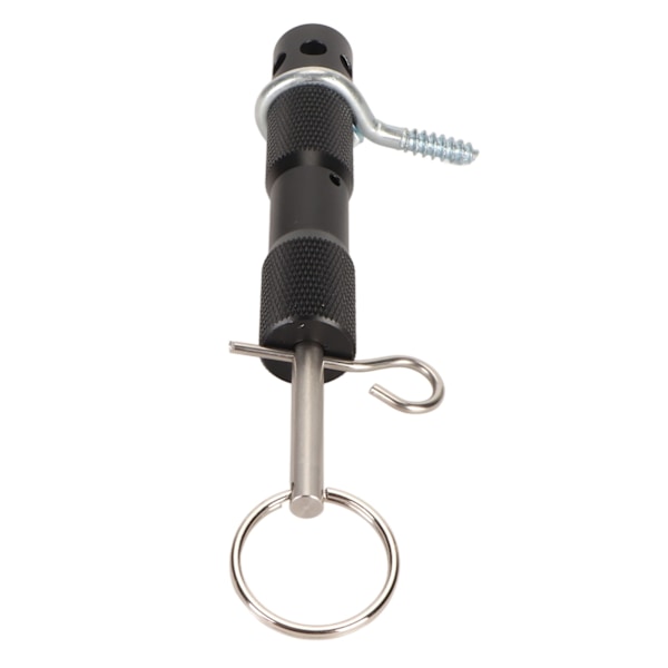 Perimeter Trip Alarm Metall Camping Trip Wire Alarm Enhet Tidig Varningssäkerhetssystem för Camping och Egendomssäkerhet Svart