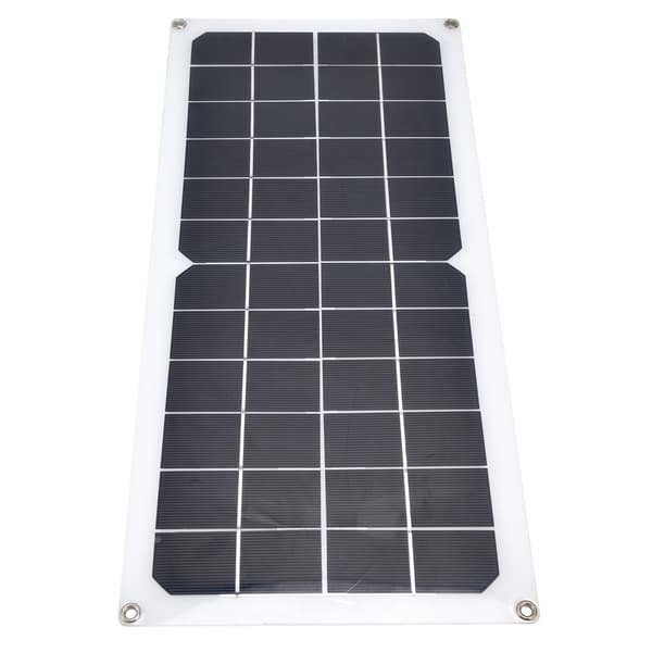 10W Solpanel Laddare Kit med 60A Kontroller Dubbla USB Honportar för Husbilar Båtar Flygplan Satelliter