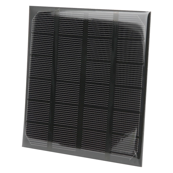 2W 6V Mini Monokristallin Kisel Solpanel Modulceller Utomhus Camping Batteriladdare