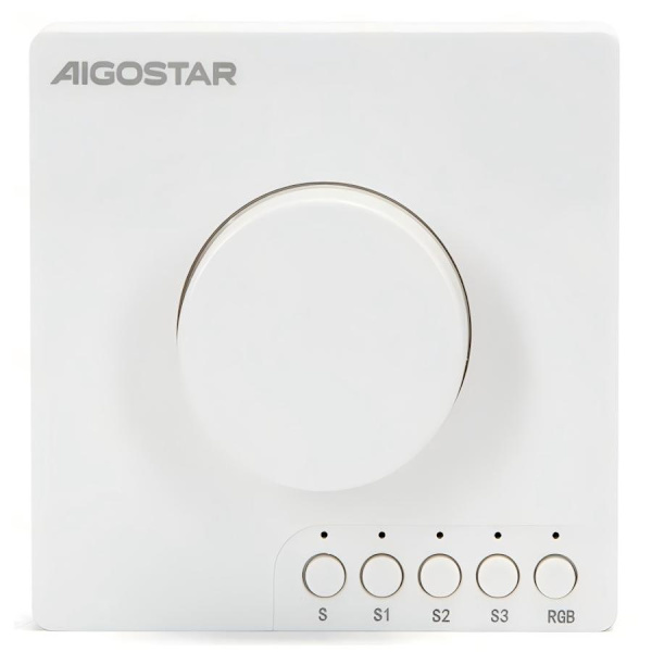 Aigostar DC Version Bluetooth Mesh Drejelig Lysdæmperkontakt, Smart Lysdæmper med App-kontrol