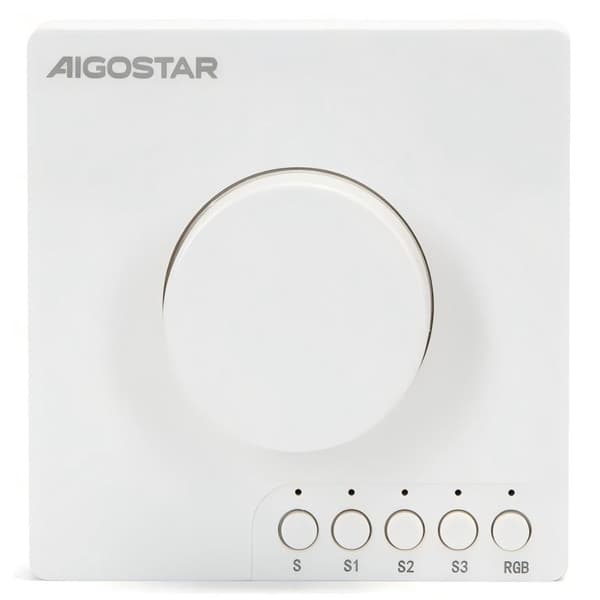 Aigostar DC Version Bluetooth Mesh Roterande Dimmerbrytare, Smart Dimmer med Appkontroll