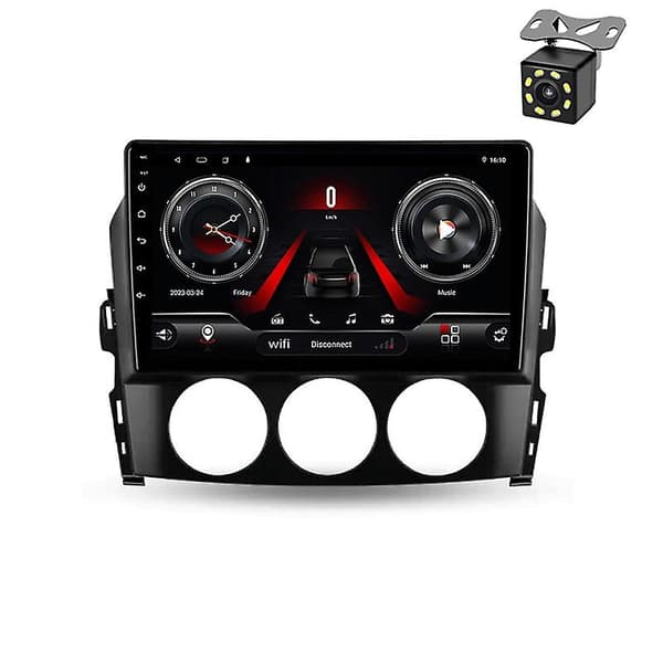 【03】Android-autoradio Mazda MX-5 MX5 MX 5 NC 2005-2015 Carplay-automediasoitin navigointi GPS 4Core 2+32GB