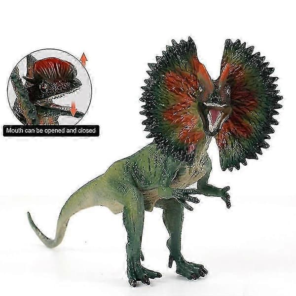 Dilophosaurus Dinosaur PVC-figur - Realistisk Raptor-legetøj til børn Raptor