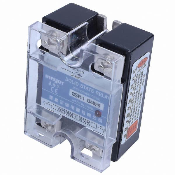 Enfas S-relä 25A 3–32V AC 24–480V D4825 Modell