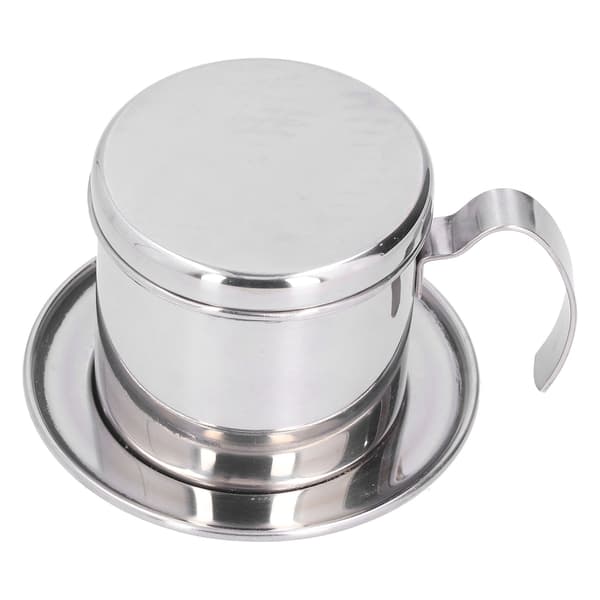 Vietnamesisk kaffefilter Traditionel rustfrit stål genanvendelig kaffemaskine til kaffebar