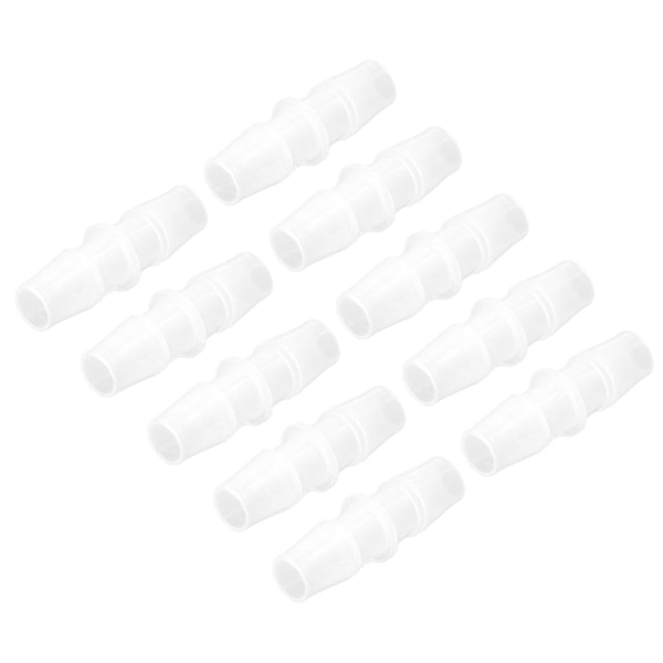 10 stk. Slangetilslutning PP Rørforbindelse Lige Diameter Lige Igennem Sæt Kit 9,5‑9,5