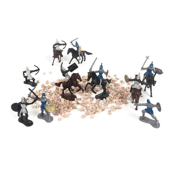 28 stk. soldatmodelstatuefigur actionfigur drengegave boutique-samlinger
