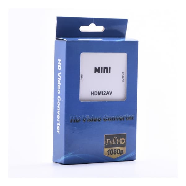 HDMI til AV-konverter, HDMI til AV-adapter, HDMI til RCA, HDMI-switcher, 1080P