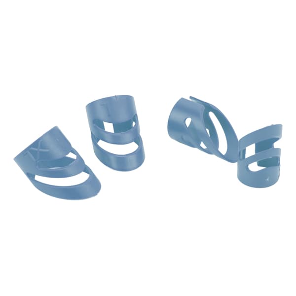 4 st Gitarr Fingerskydd Fingerspets Skydd Instrument Tillbehör Set Kit för Bas Banjo Blå
