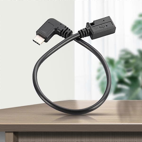 90 asteen mini-USB–tyyppi-C-adapterikaapeli – naaras-uros-liitäntäratkaisu